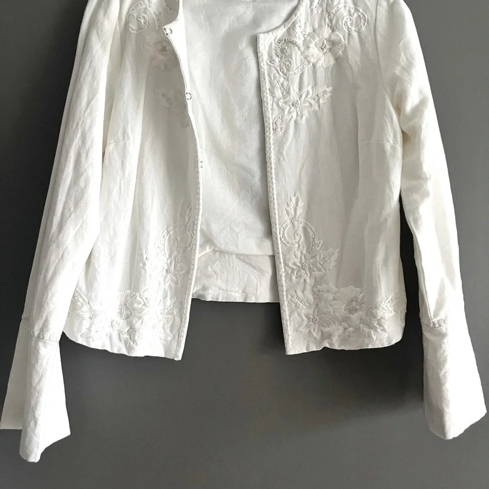 Embroidered Intermix Jacket - Picture 3 of 5